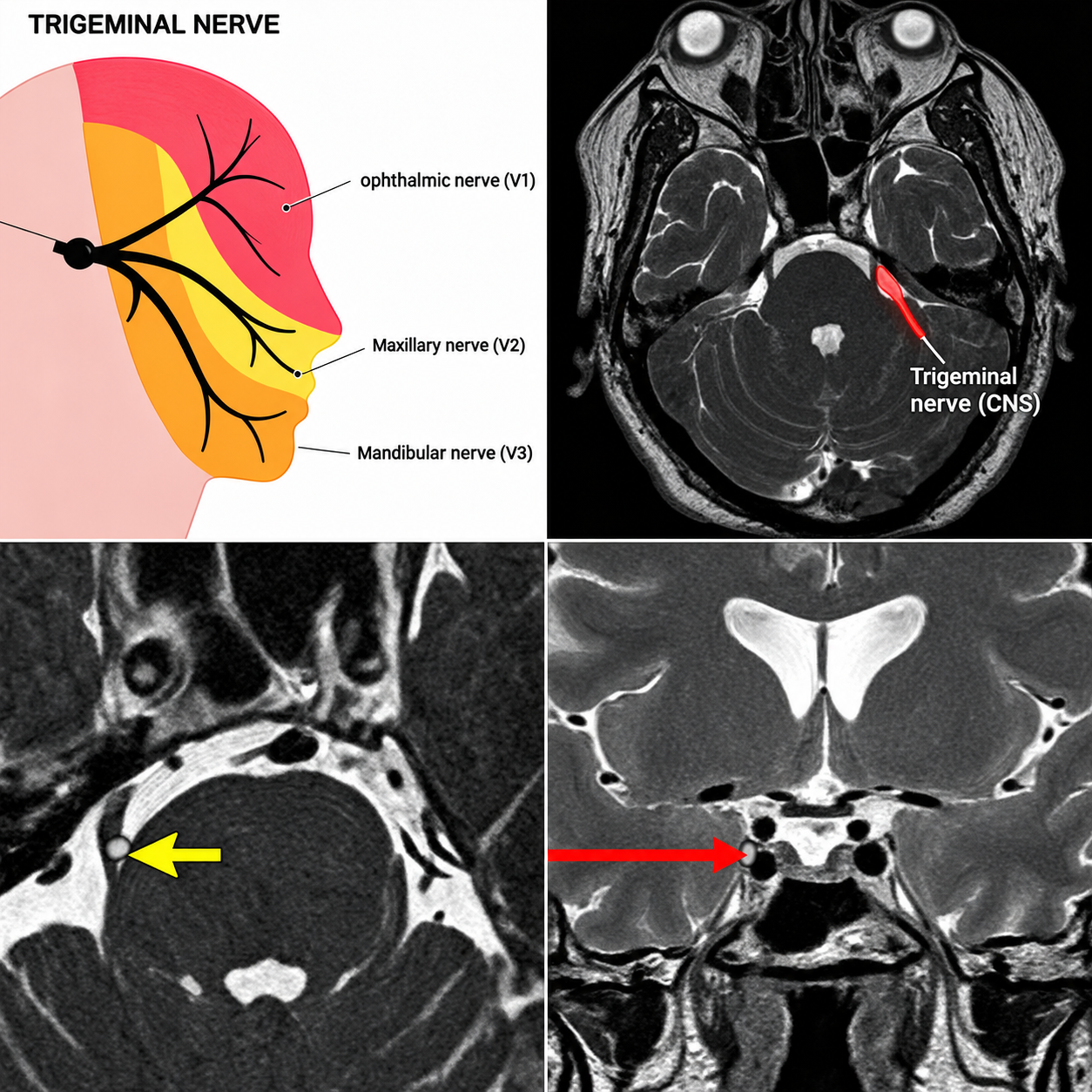 Trigeminal nerve anatomy